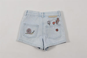 STELLA MCCARTNEY BLUE KIDS GIRLS SHORTS 6 YEARS