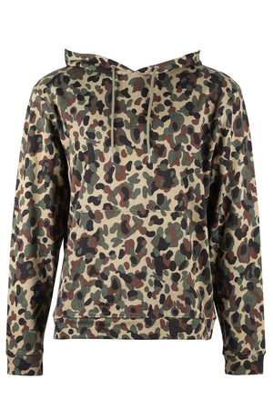 SANDRO GREEN MEN'S COTTON HOODIE XLARGE