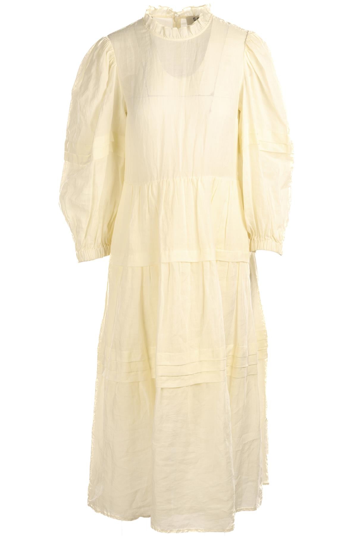 SEA NEW YORK CREAM RAMIE MAXI DRESS XSMALL