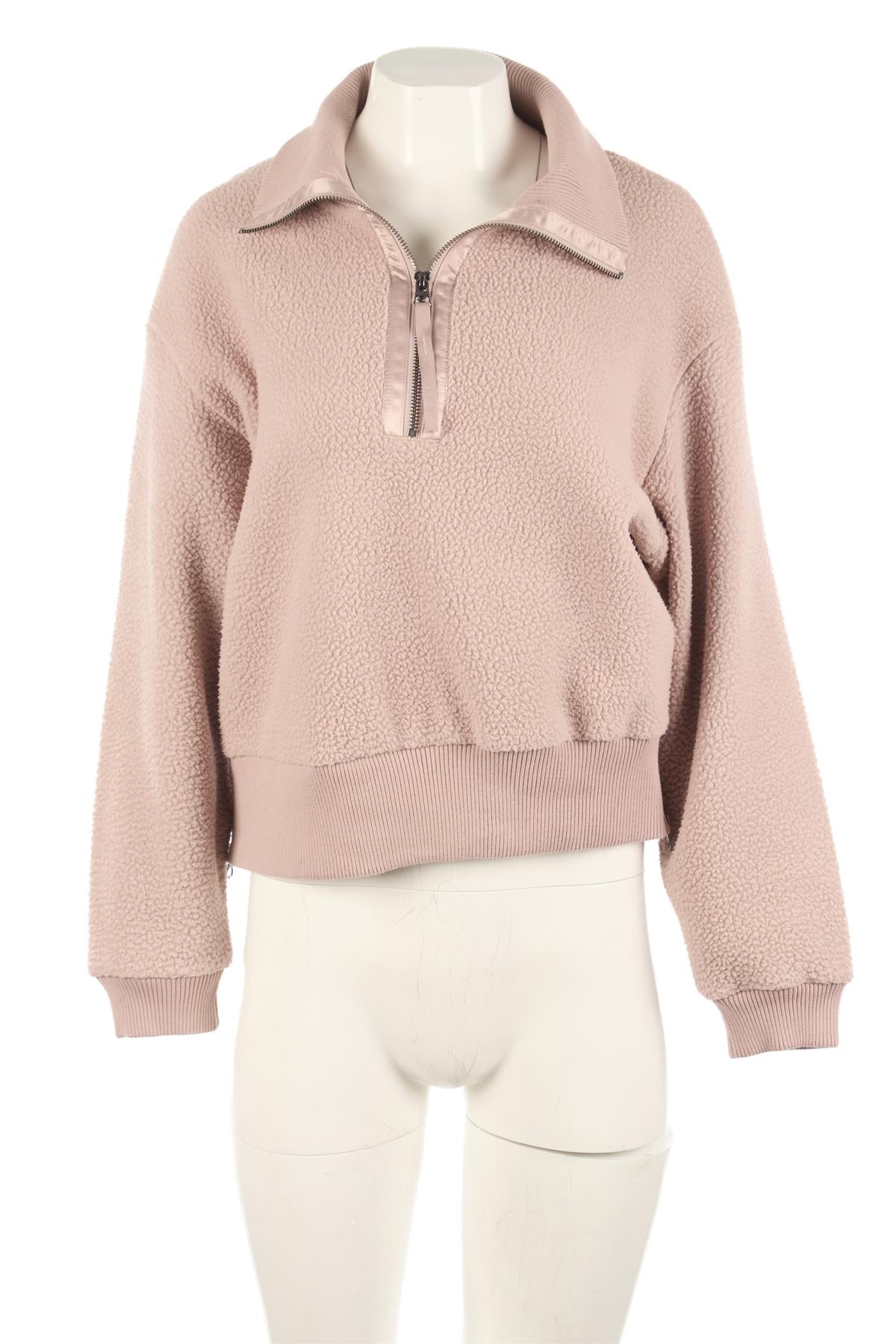 VARLEY PINK FLEECE SWEATSHIRT MEDIUM