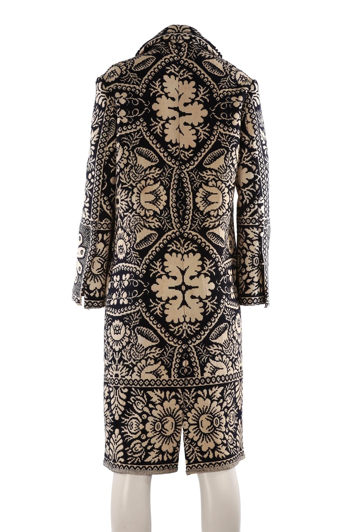 BLACK COTTON COAT