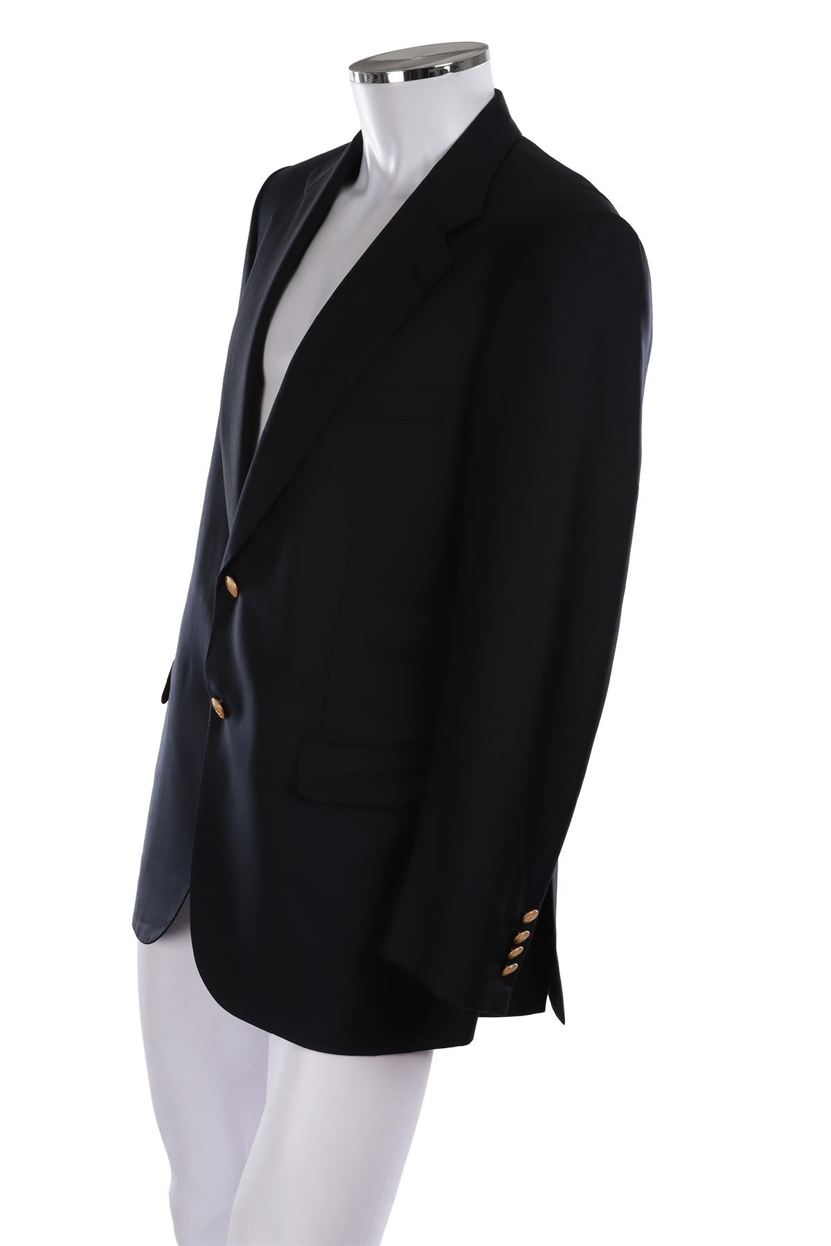 BRIONI MEN'S NAVY WOOL JACKET IT 50R UK/US 40