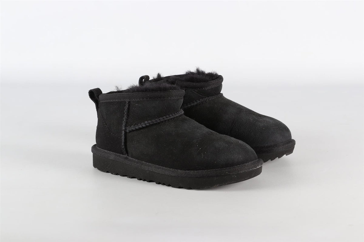 UGG BLACK KIDS GIRLS BOOTS EU 28.5 UK 10, US 11