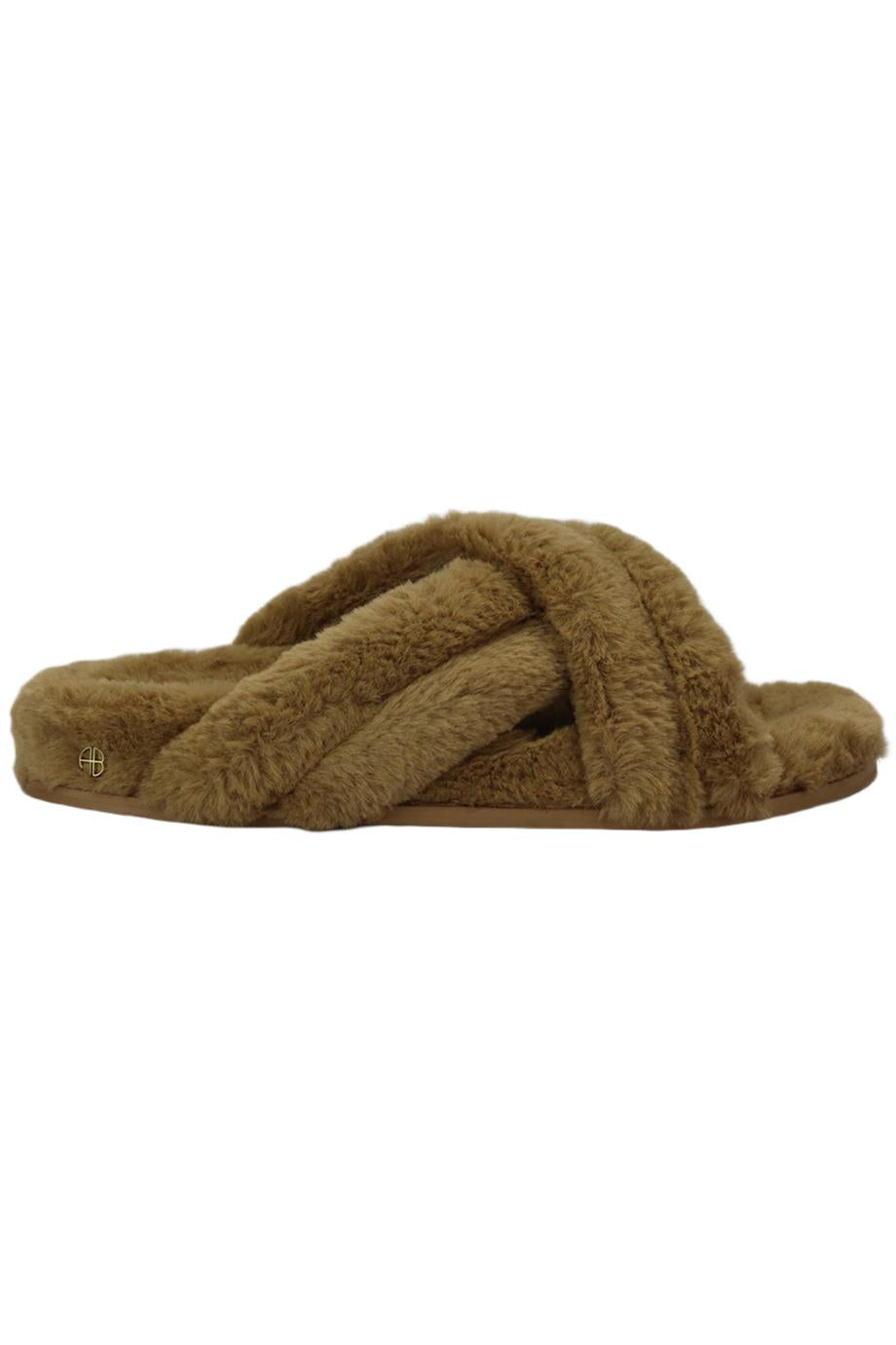 ANINE BING FAUX FUR SLIDES EU 39 UK 6 US 9