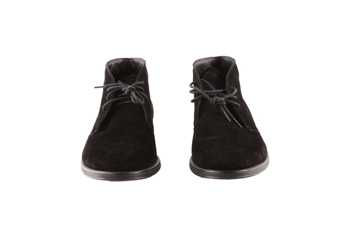 TOD'S BLACK MEN'S SUEDE ANKLE BOOTS EU 42 UK 9 US 12