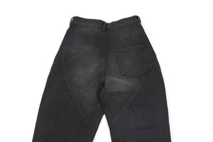 AREA BLACK STRAIGHT LEG JEANS W24 UK 6