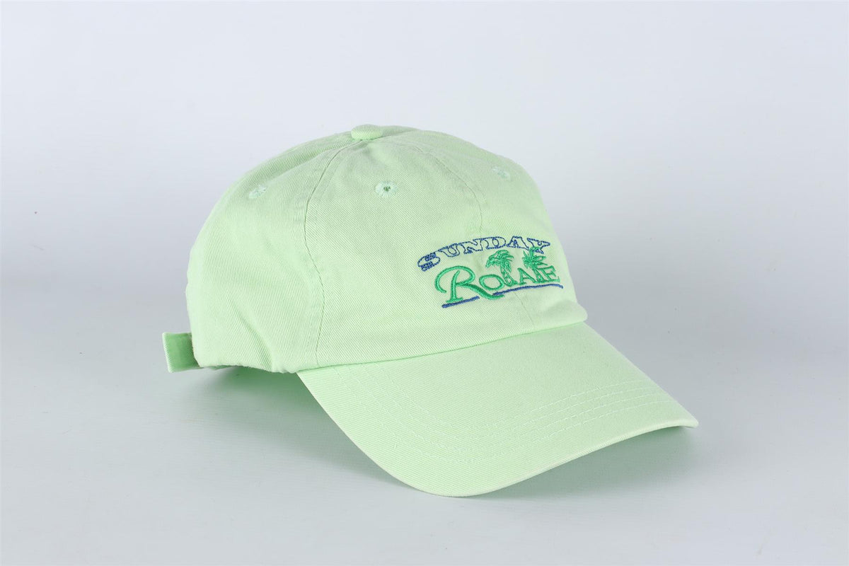 ROTATE BIRGER CHRISTENSEN GREEN COTTON BASEBALL CAP ONE SIZE
