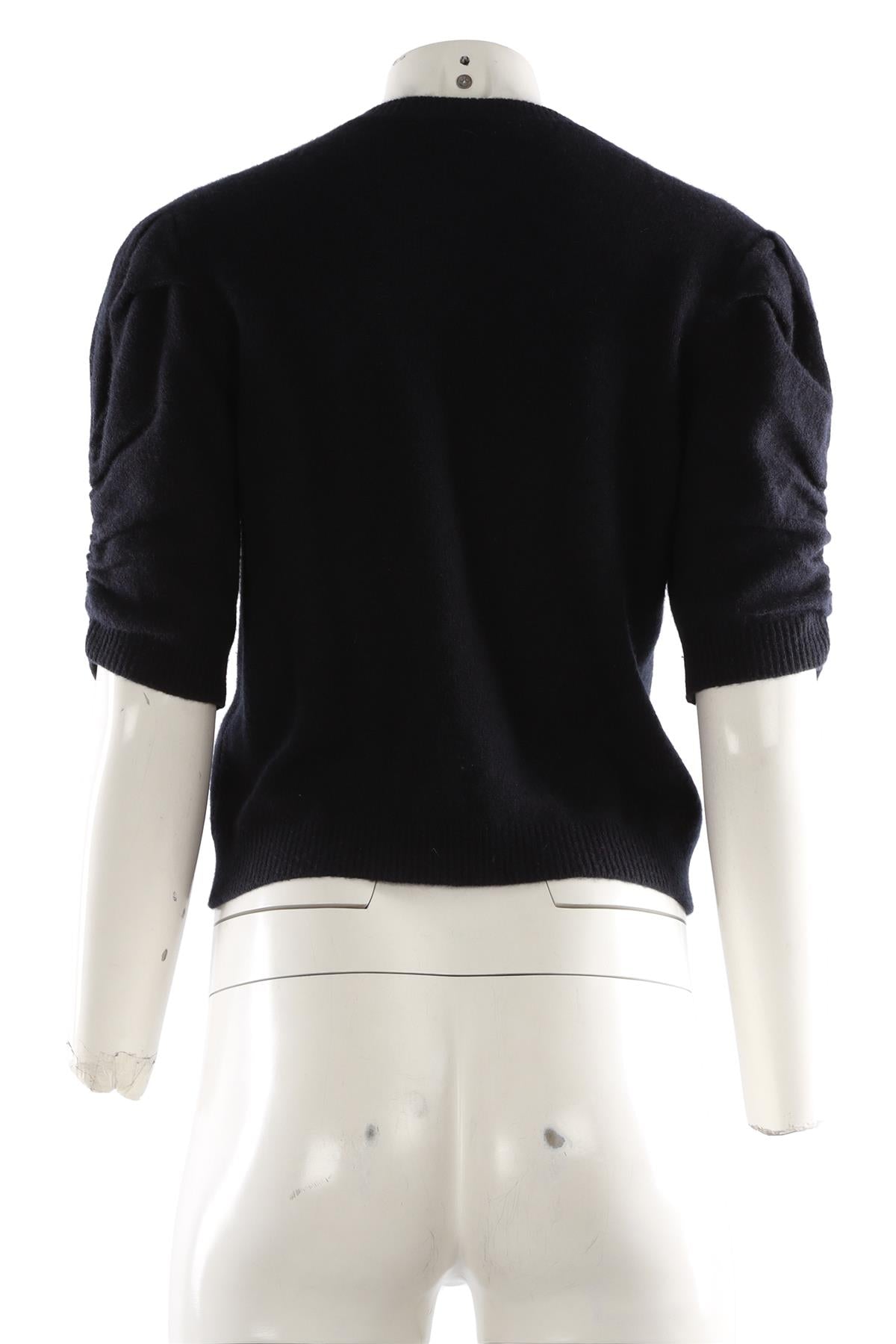 NAVY CASHMERE SWEATER