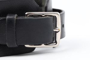 HERMÈS BLACK 2013 LEATHER BRACELET