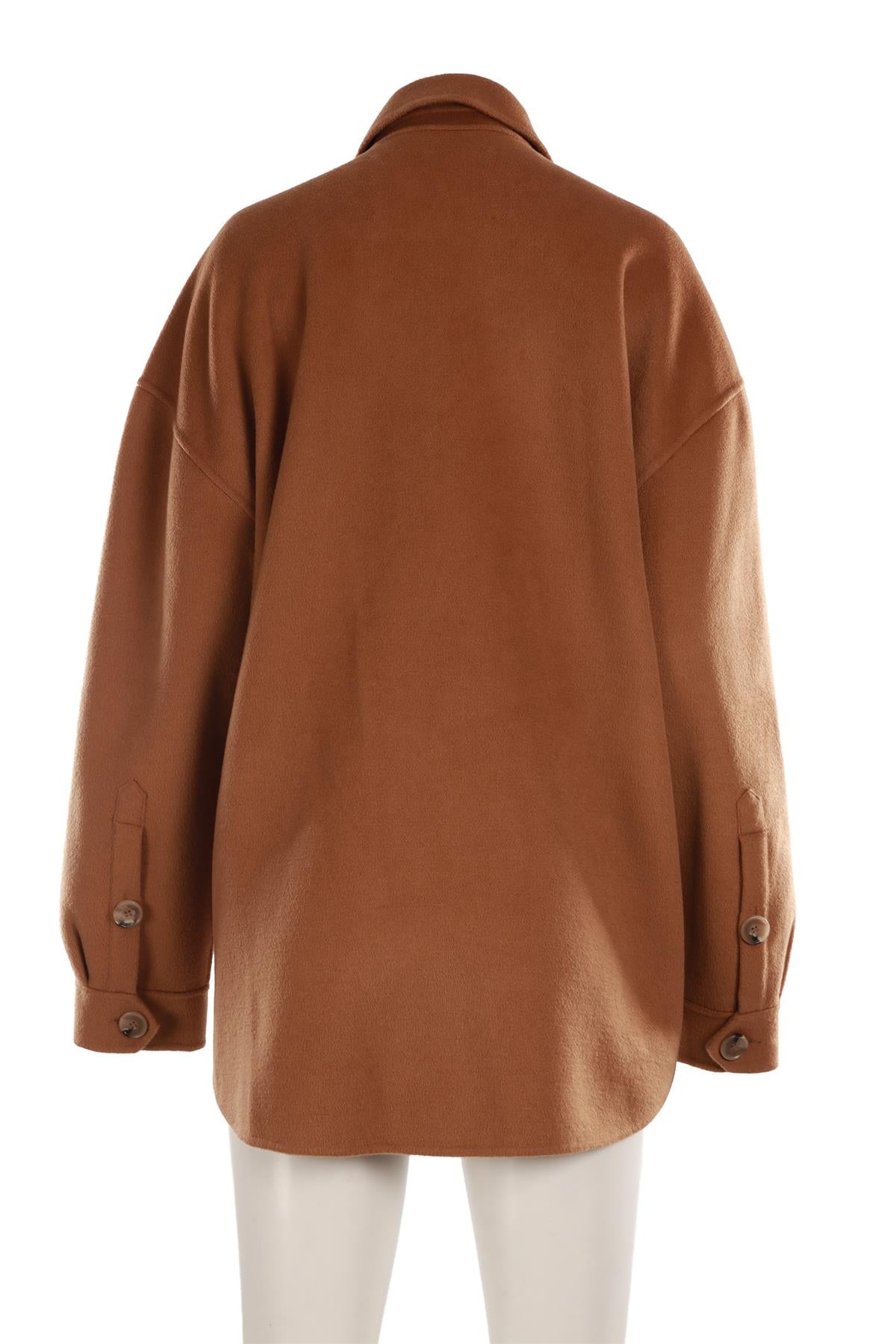NANUSKA TAN WOOL JACKET XSMALL