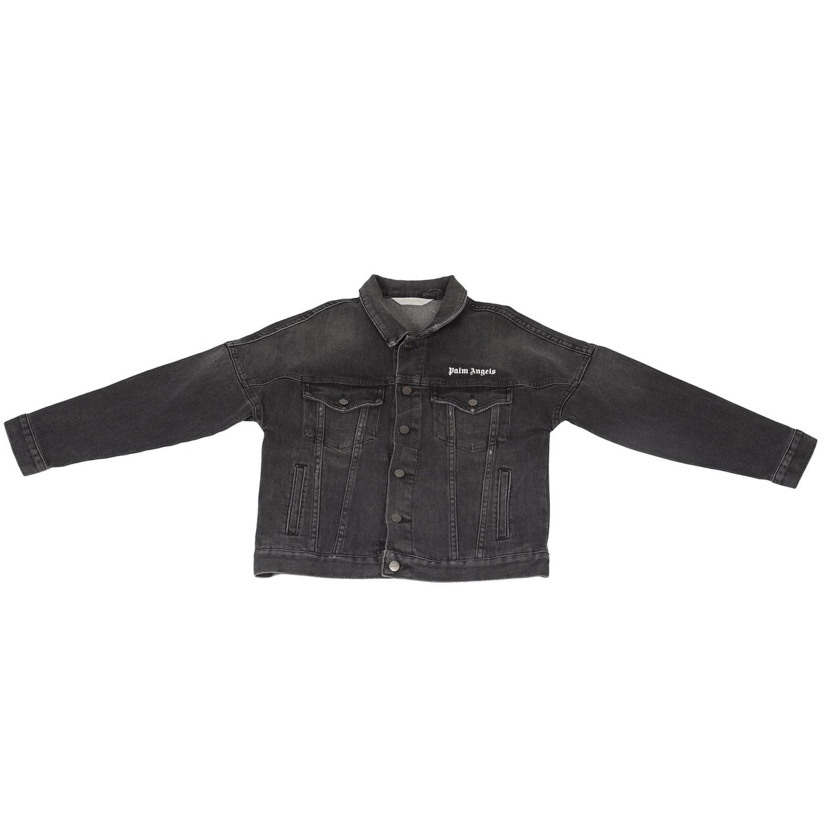 PALM ANGELS GREY KIDS BOYS JACKET 8 YEARS