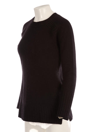 J.CREW BLACK CASHMERE SWEATER XSMALL