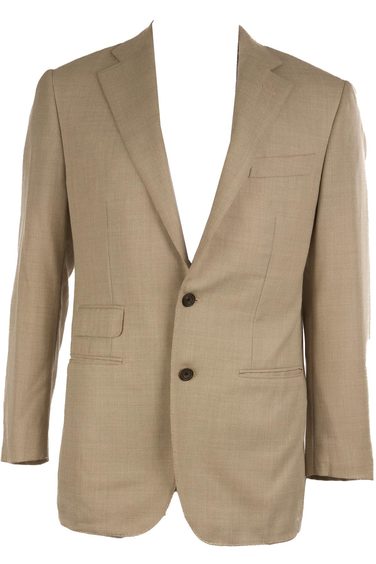 THOM SWEENEY BEIGE MEN'S WOOL BLAZER IT 50 UK/US 40 FR 50