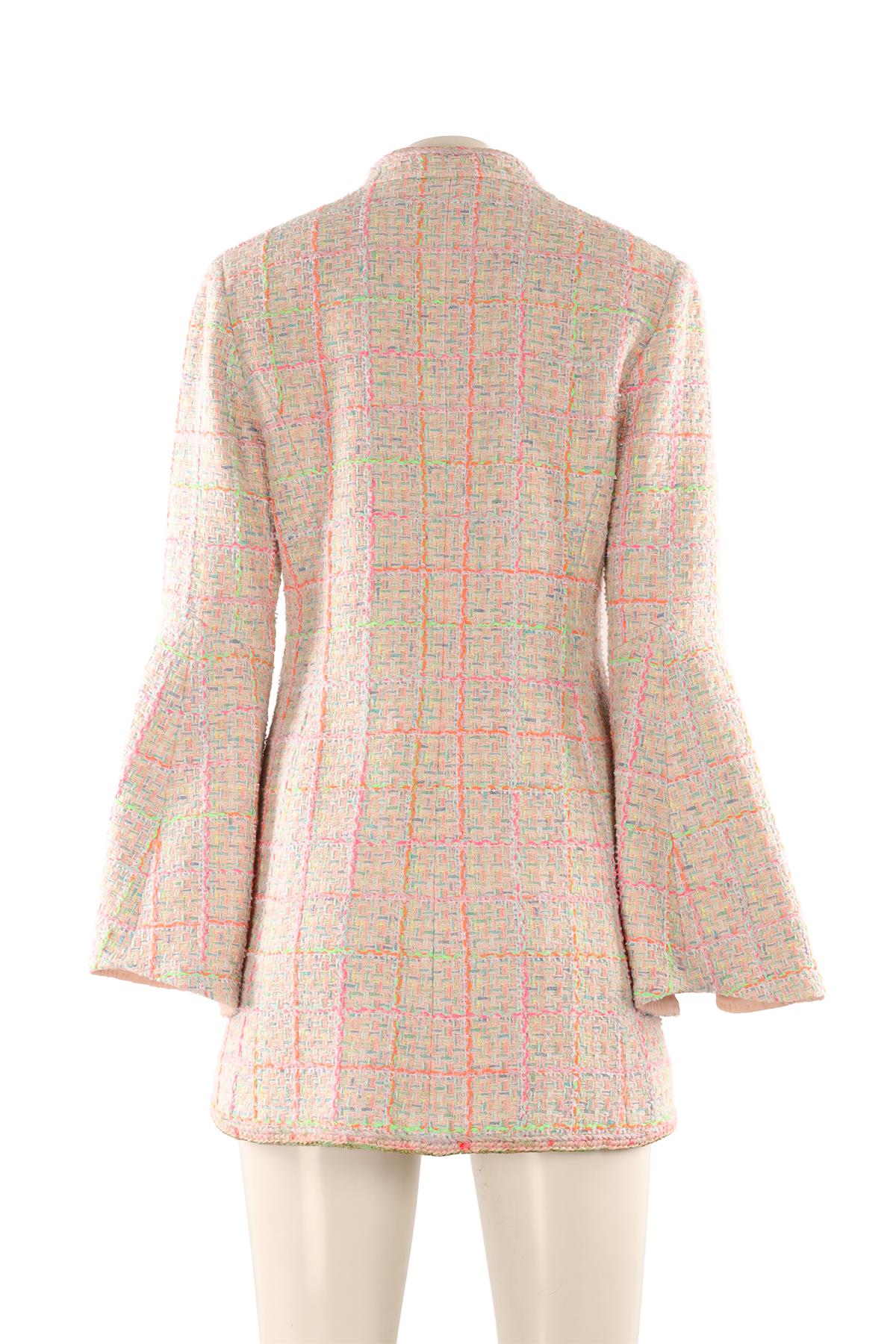 CHANEL MULTI 2024 TWEED JACKET FR 40 UK 12