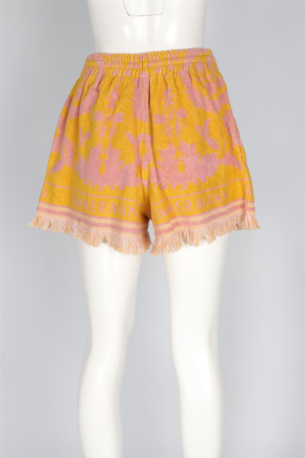 ZIMMERMANN YELLOW COTTON SHORTS UK 14