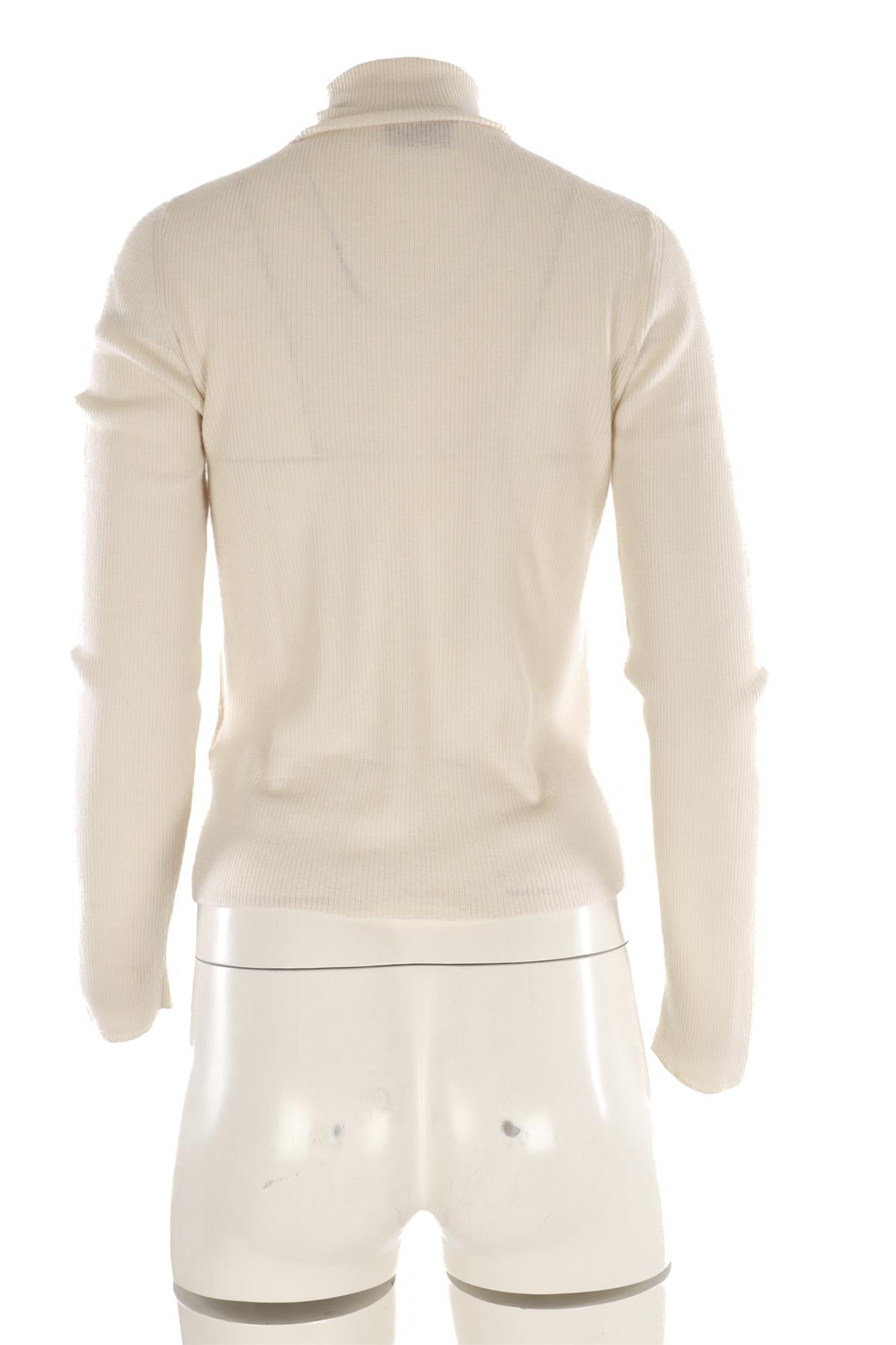 THE TILE CLUB CREAM CASHMERE SWEATER SMALL