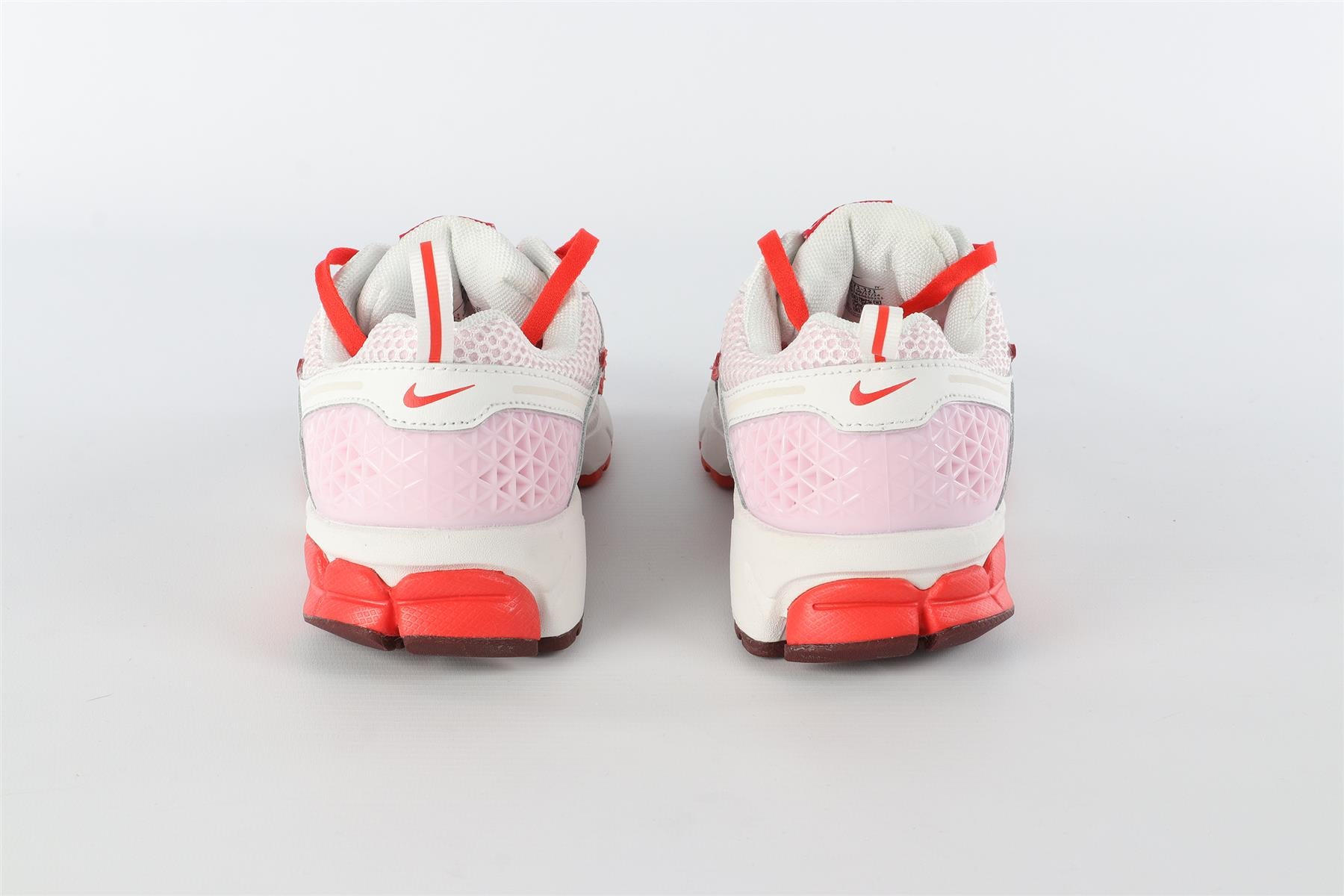 NIKE RED LEATHER TRAINERS EU 37 UK 4 US 6.5