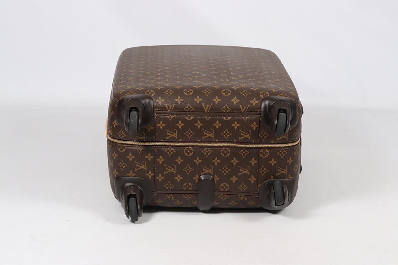 LOUIS VUITTON ZEPHYR 70 MONOGRAM COATED CANVAS AND LEATHER SUITCASE