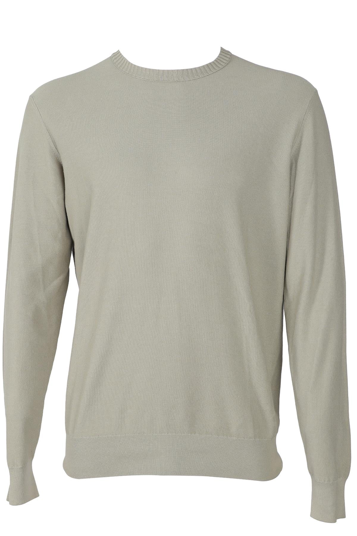 LORO PIANA GREEN MEN'S COTTON SWEATER IT 52 UK 42
