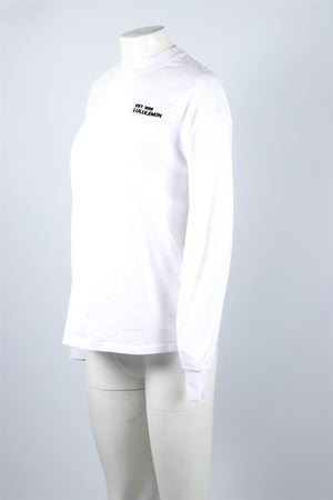 LULULEMON WHITE COTTON TOP XSMALL