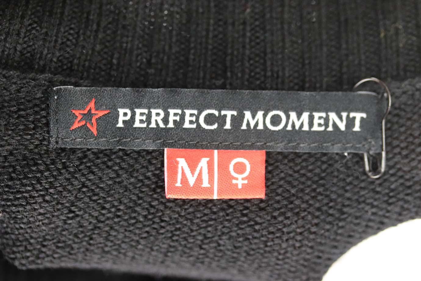 PERFECT MOMENT INTARSIA MERINO WOOL TURTLENECK SWEATER MEDIUM