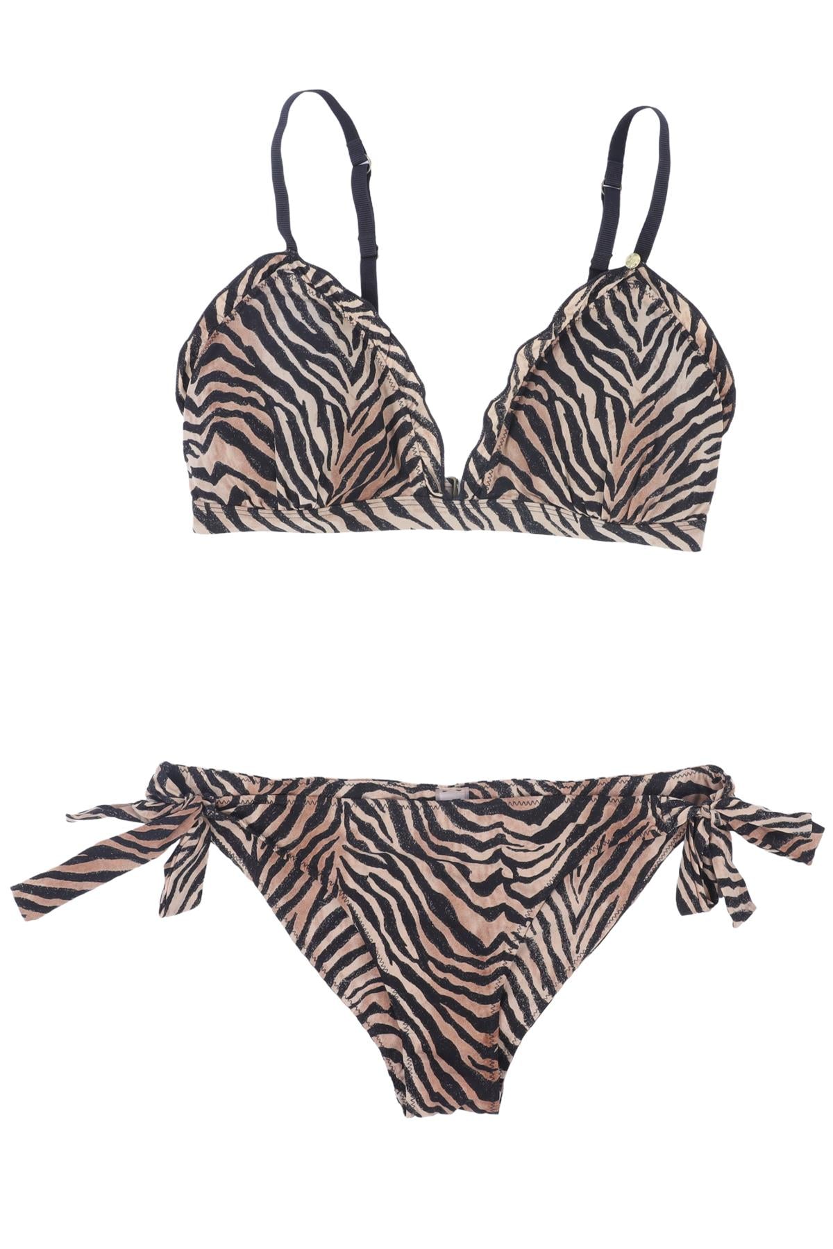 LOVE STORIES SWIM CLUB BROWN BIKINI UK 8-10