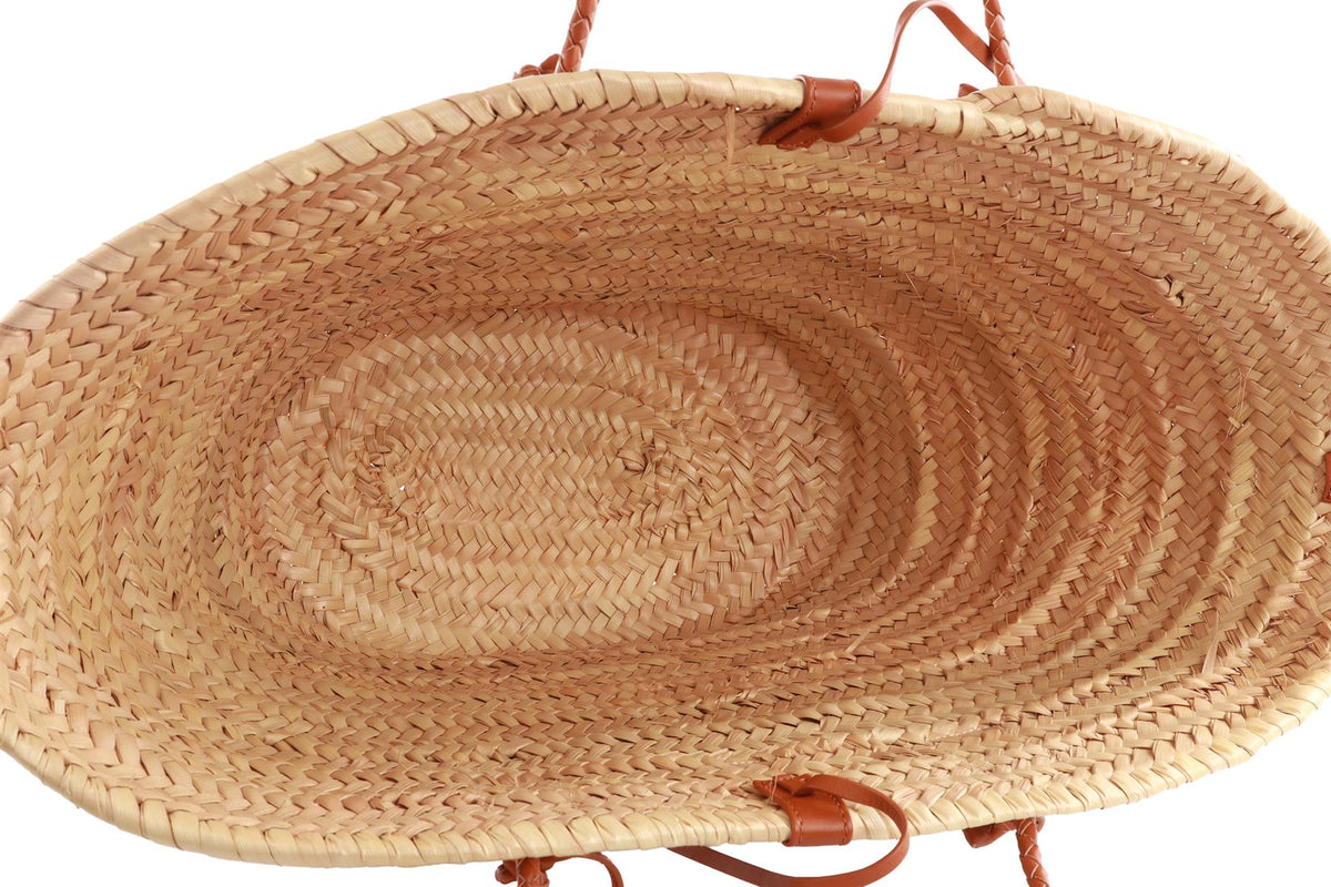 ALTUZARRA TAN WATERMILL LARGE RAFFIA TOTE BAG
