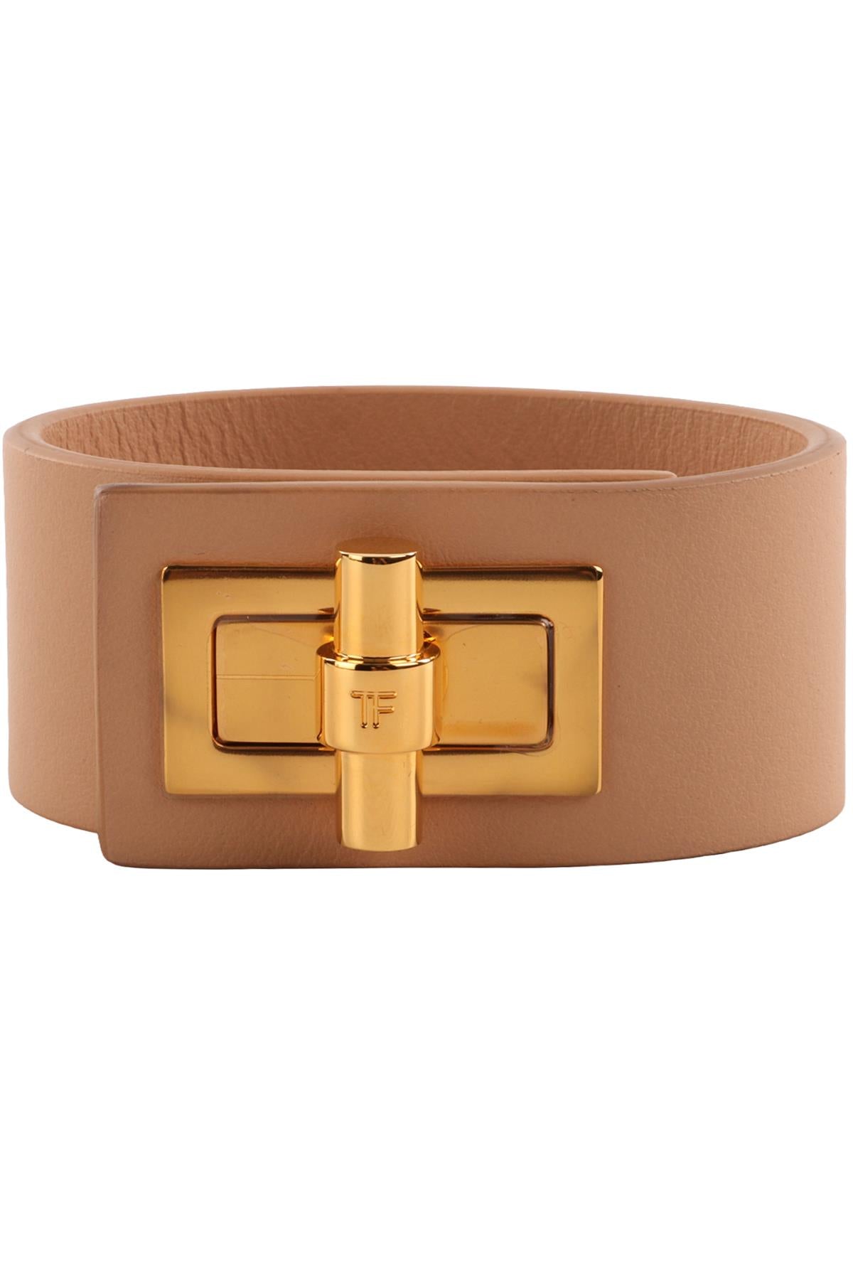 TOM FORD NUDE NATALIA LEATHER CUFF MEDIUM
