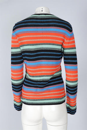 MANOUSH MULTI COTTON CARDIGAN LARGE