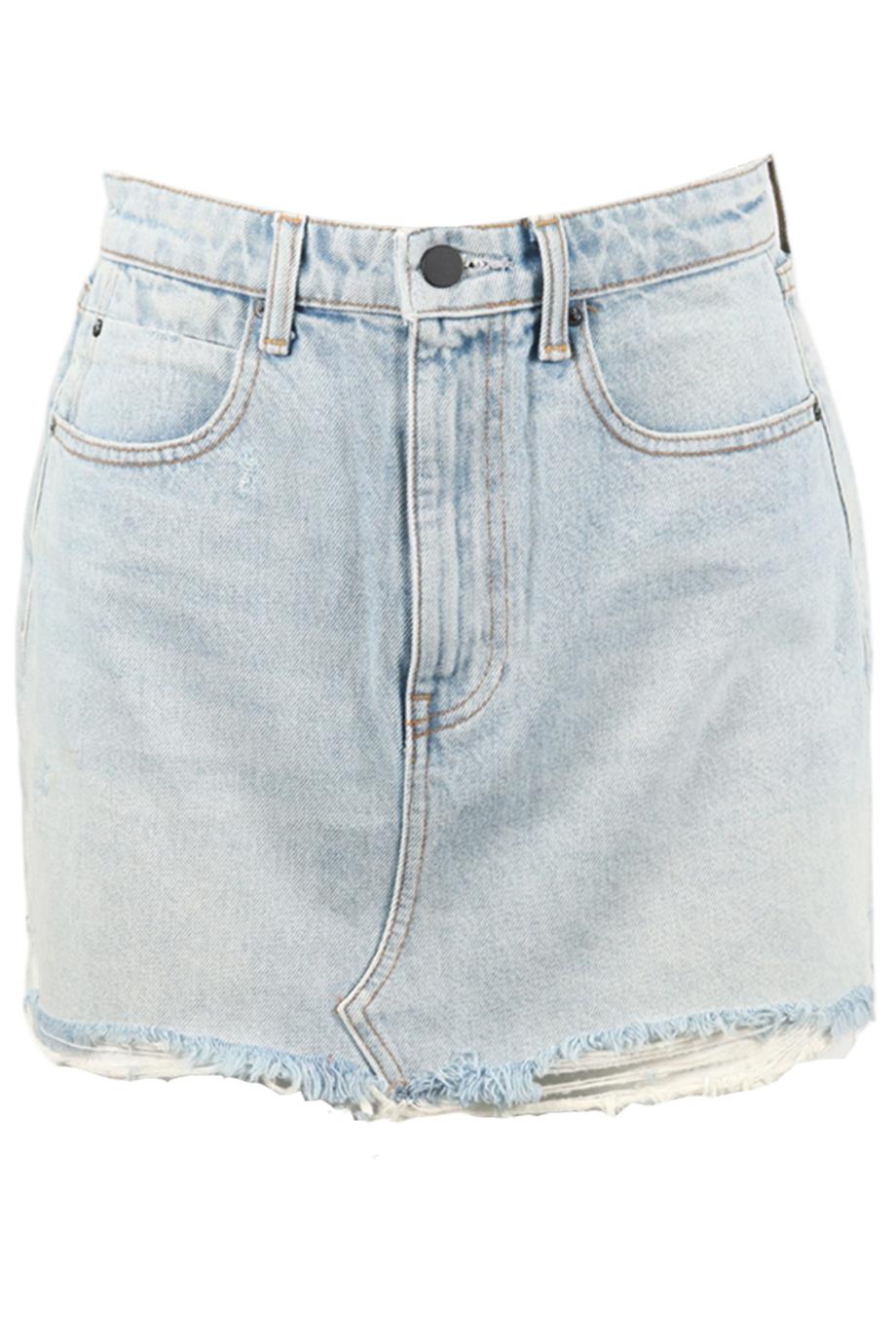 ALEXANDER WANG DENIM MINI SKIRT SMALL
