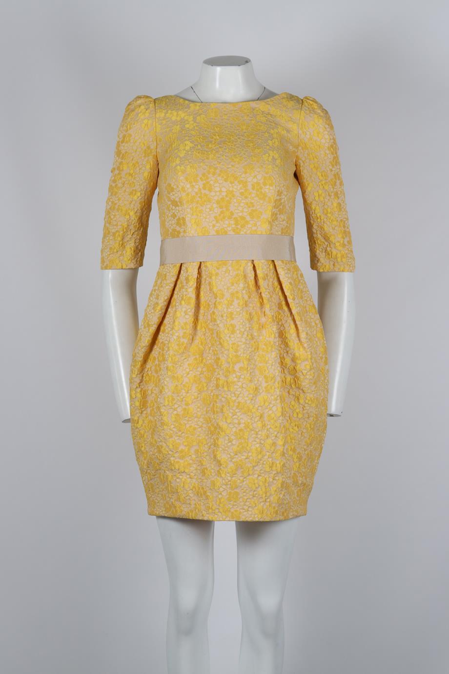 carolina herrera yellow lace dress Maternity Wear Yellow Dress Carolina Herrera Apparel Carolina Herrera Yellow Lace Dress Carolina Herrera Dress