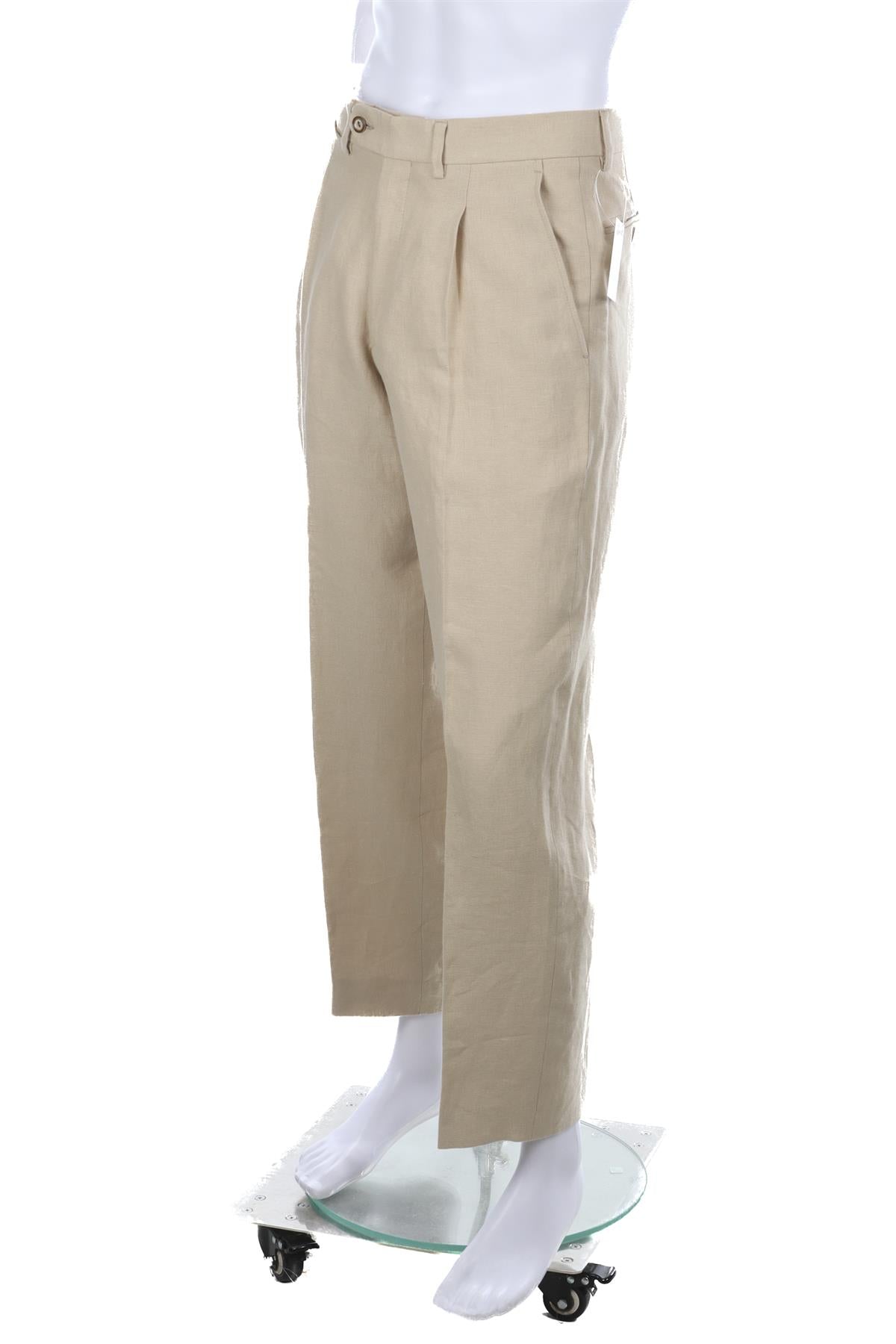 THOMAS FARTHING BEIGE MENS LINEN SUIT UK/US 36 FR 36 IT 46