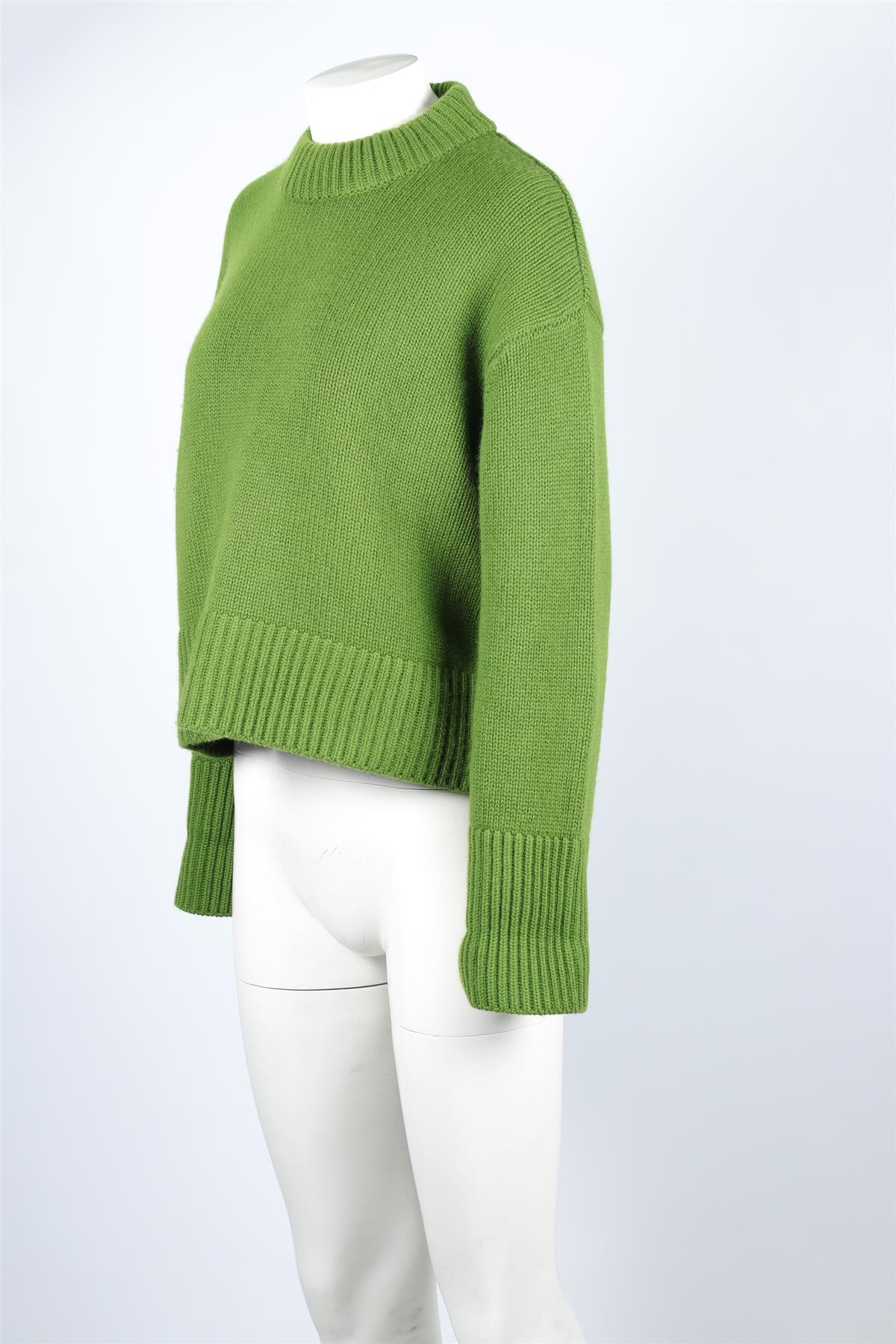 Lisa Yang Green Cashmere Sweater MEDIUM - LARGE