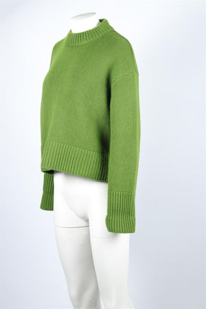 Lisa Yang Green Cashmere Sweater MEDIUM - LARGE