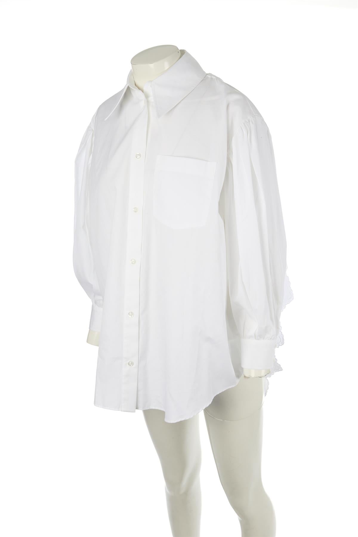 SIMONE ROCHA WHITE COTTON SHIRT UK 4