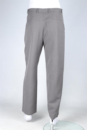 ACNE STUDIOS GREY MEN'S WOOL STRAIGHT LEG PANTS IT 46 UK/US W30