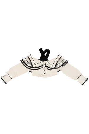 PROENZA SCHOULER WHITE WOVEN TOP US 2 UK 6