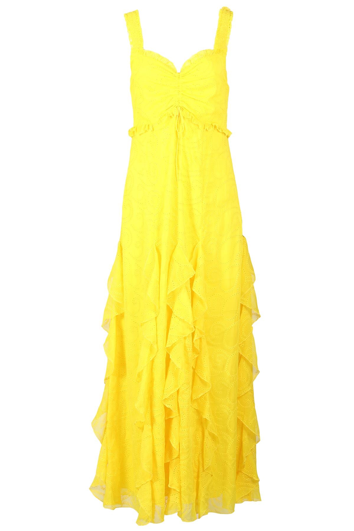 ALICE + OLIVIA BRODERIE ANGLAISE MAXI DRESS US 8 UK 12