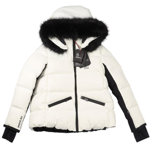 MONCLER GRENOBLE WHITE KIDS GIRLS PADDED JACKET 12 YEARS