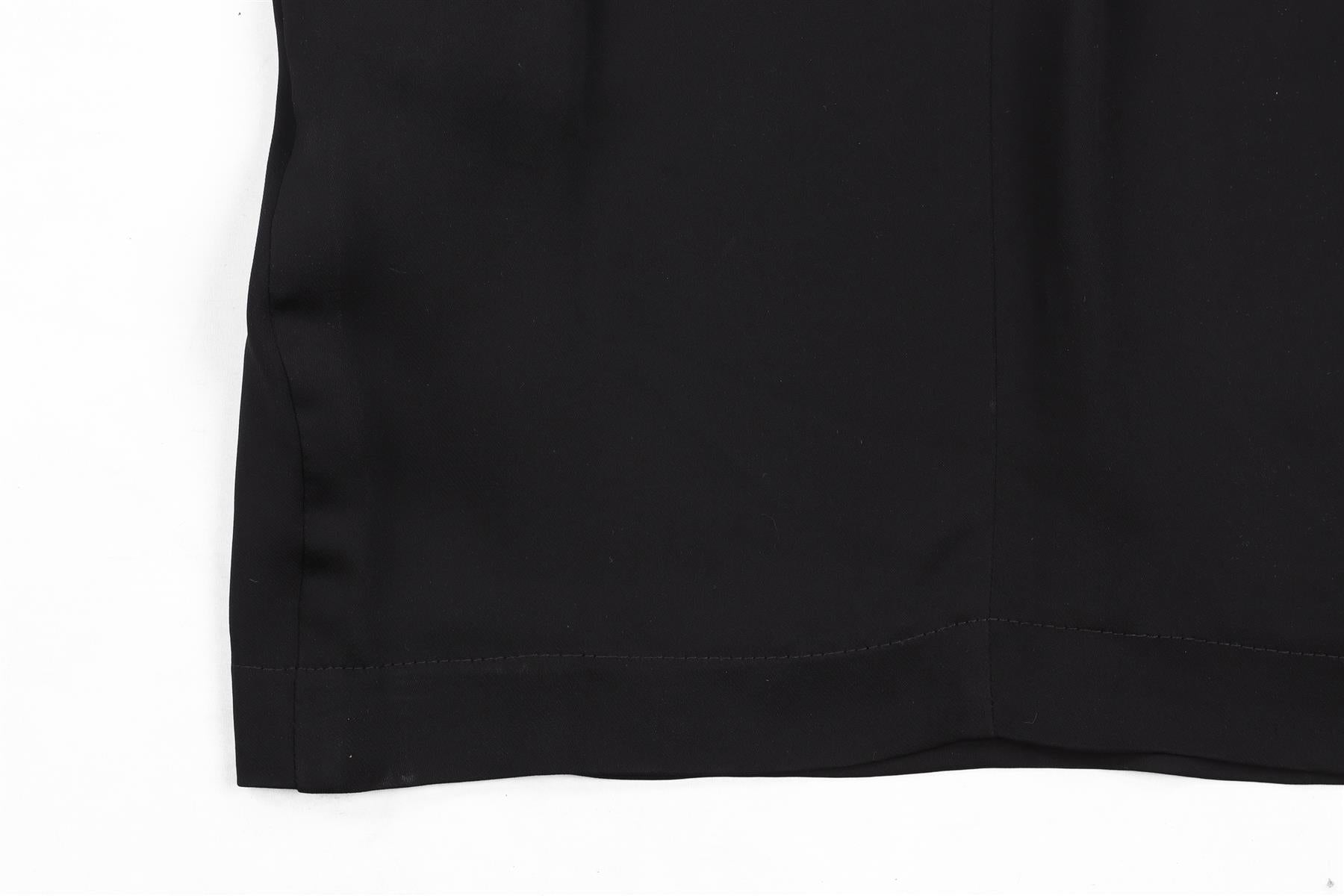 STELLA MCCARTNEY BLACK CREPE MINI DRESS IT 38 UK 6