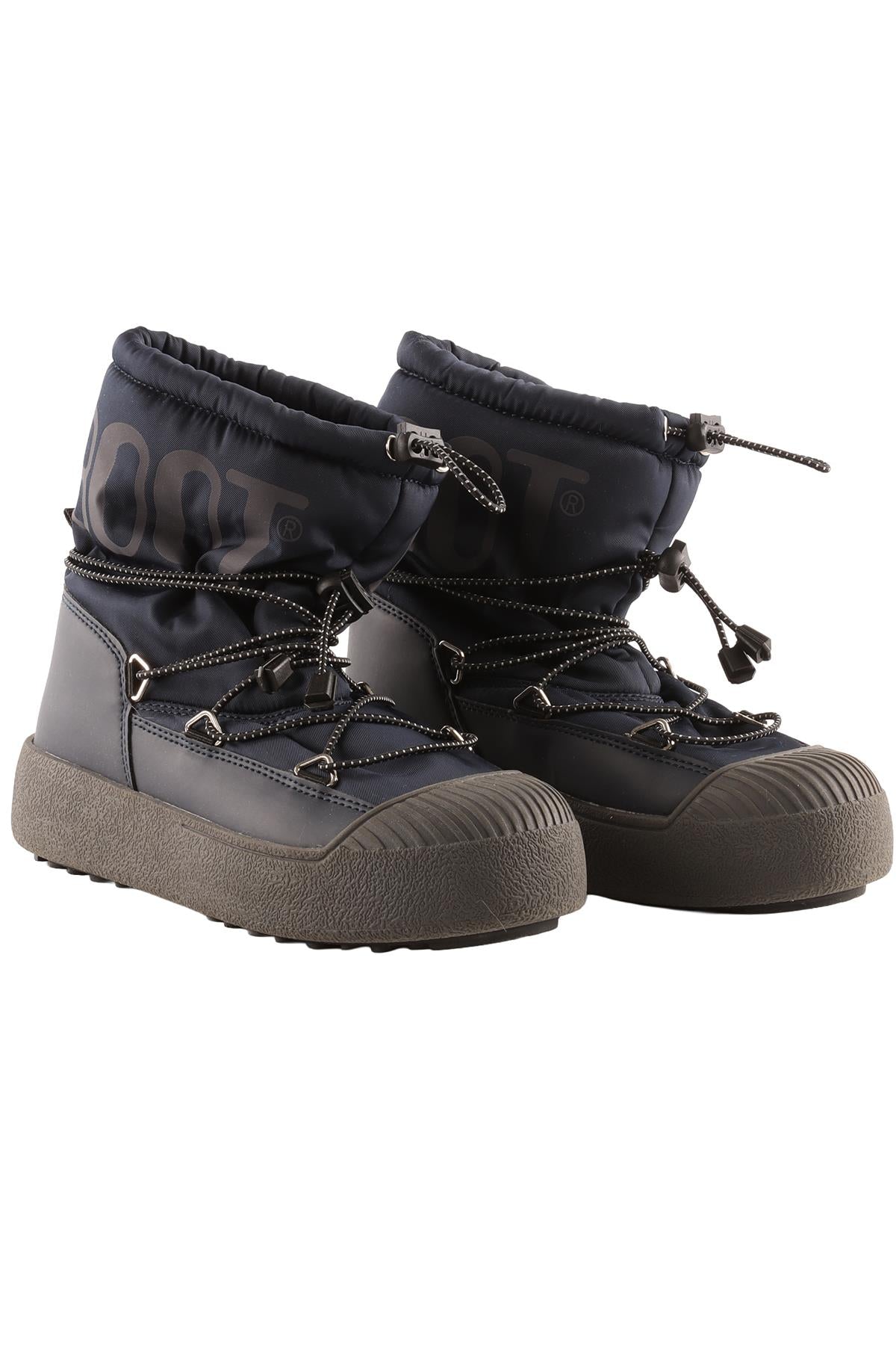 MOON BOOT NAVY KIDS BOYS BOOTS EU 34 UK 2 US 3