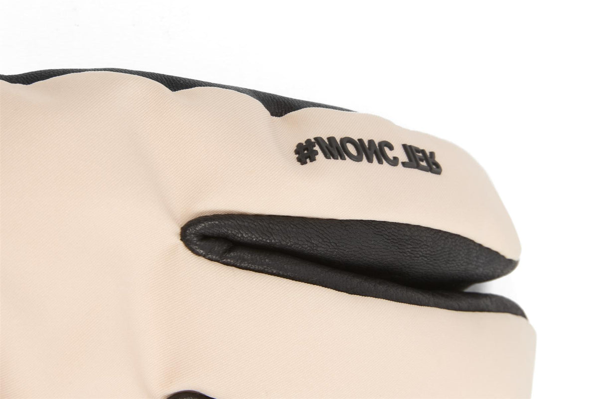 MONCLER GRENOBLE BEIGE KIDS GIRLS SKI GLOVES 12-14 YEARS