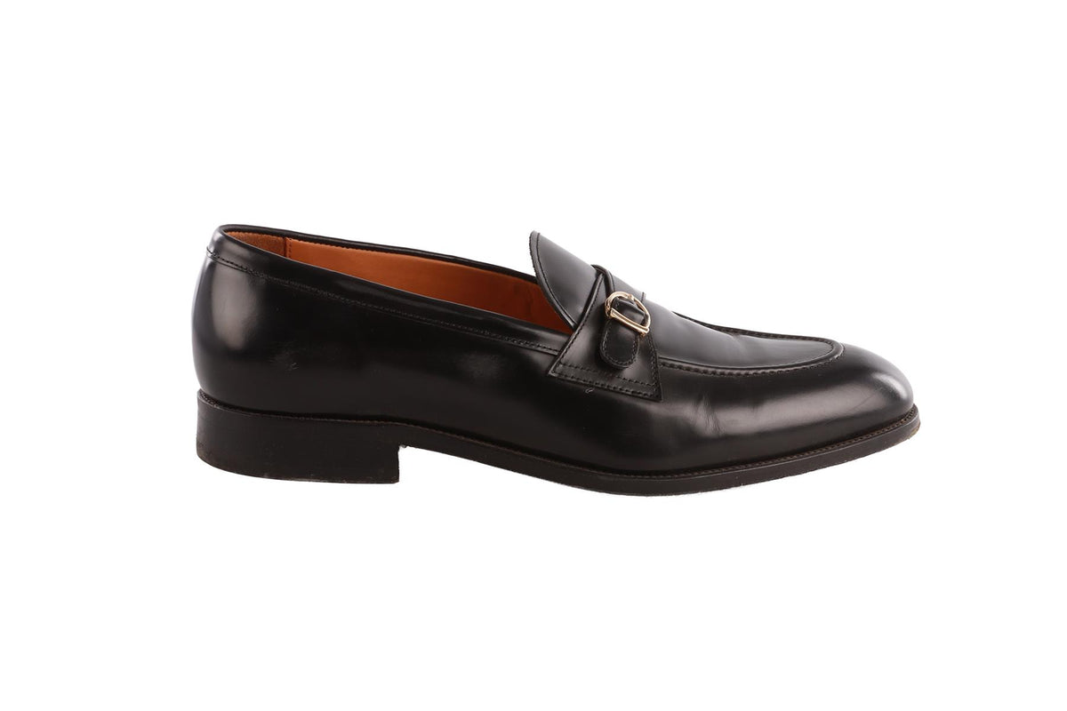 RUSSELL & BROMLEY BLACK MEN'S HAYTON LEATHER BROGUES EU 46 UK 12