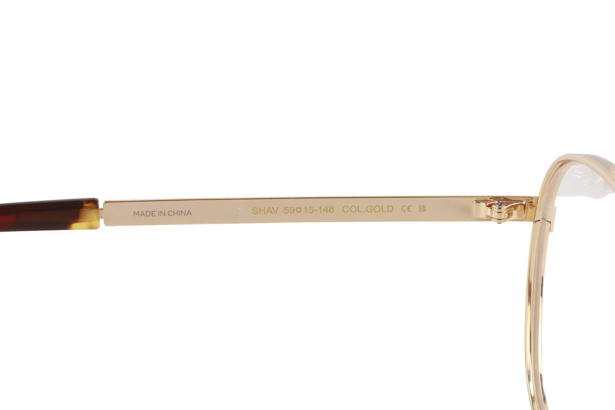 MOSCOT GOLD PILOT STYLE METAL GLASSES