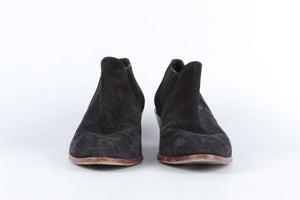 TOD'S BLACK SUEDE ANKLE BOOTS EU 38 UK 5 US 8