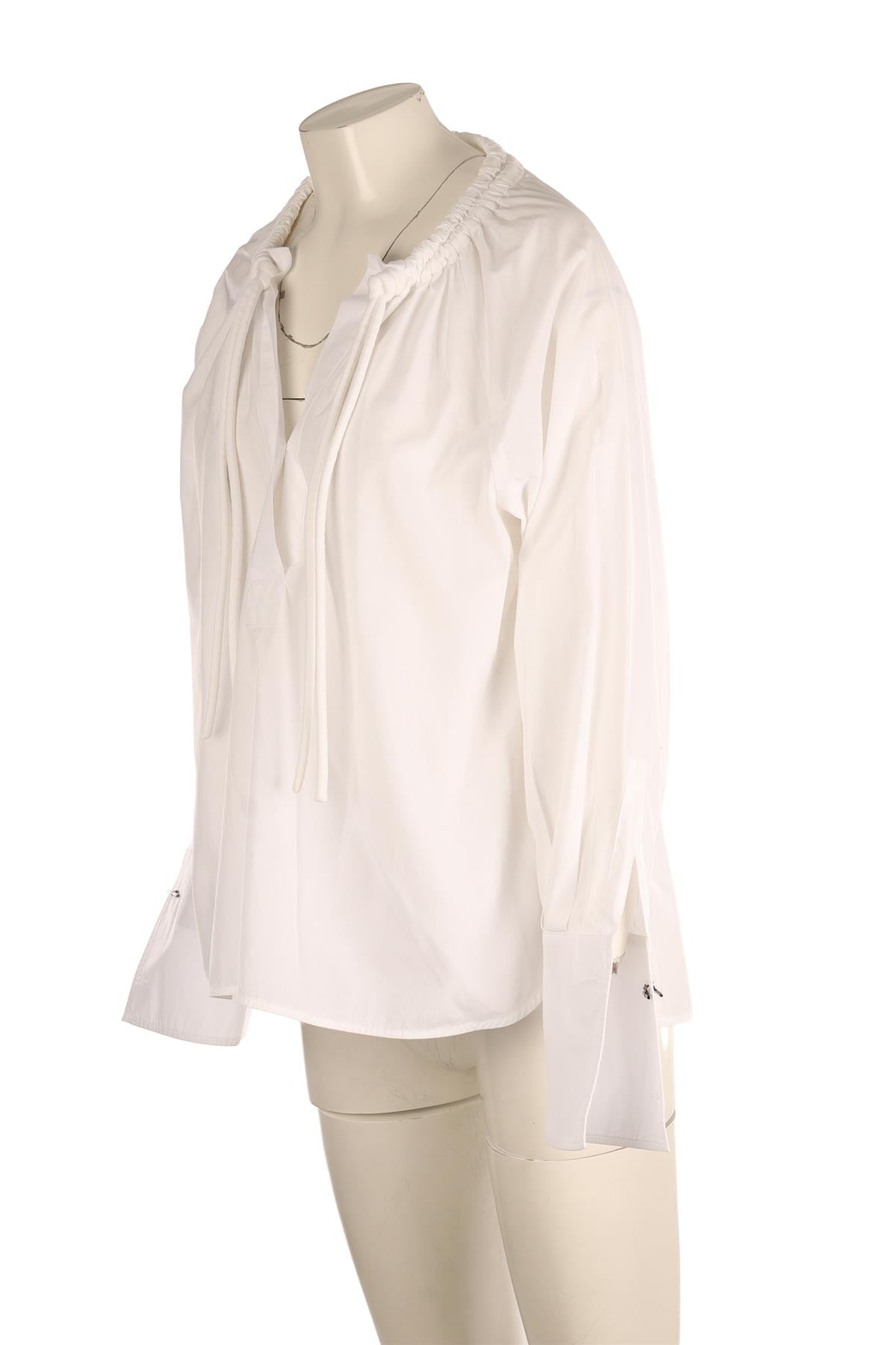 MAXMARA WHITE COTTON SHIRT UK 8