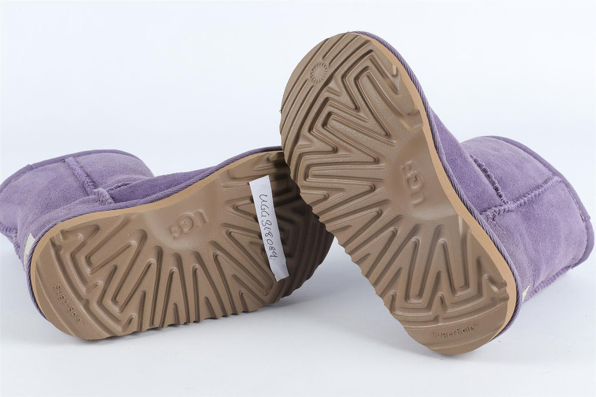 UGGS PURPLE GIRLS SUEDE ANKLE BOOTS