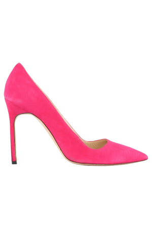 MANOLO BLAHNIK PINK SUEDE PUMPS EU 38 UK 5 US 8