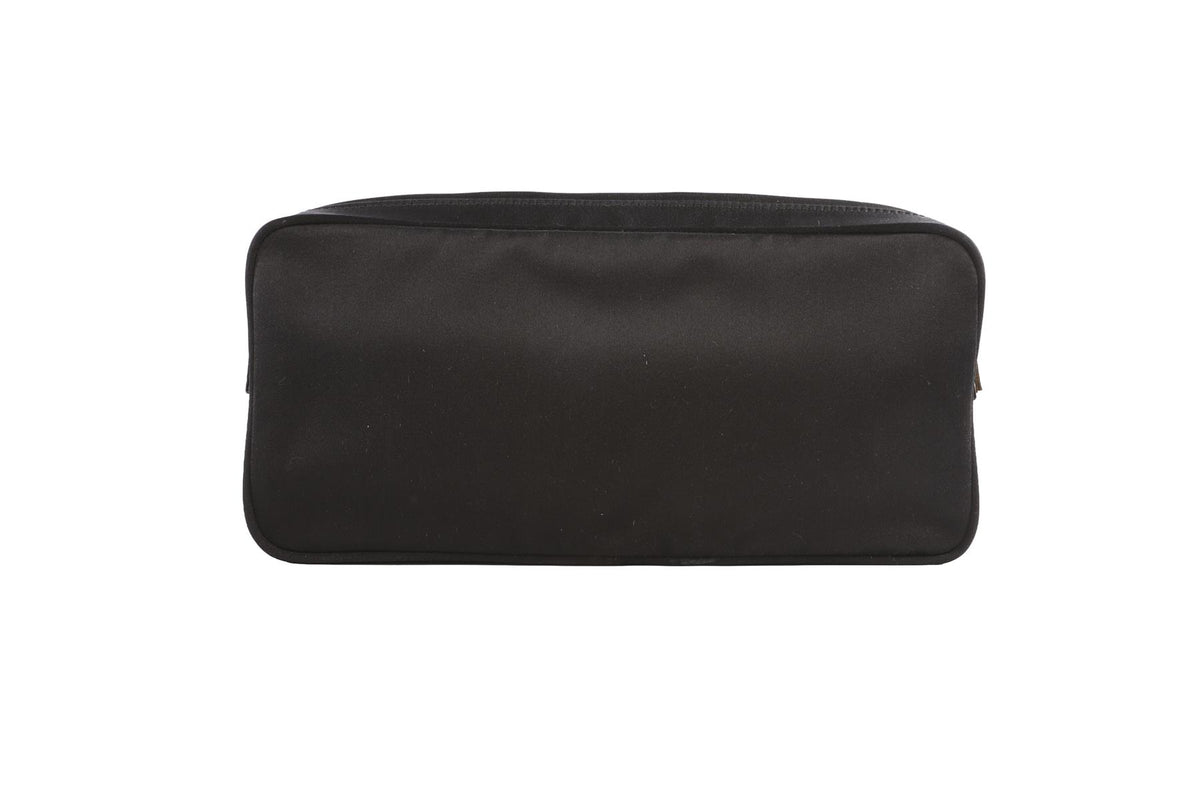 PRADA BLACK SILK JEWELLERY CASE AND DUSTBAGS
