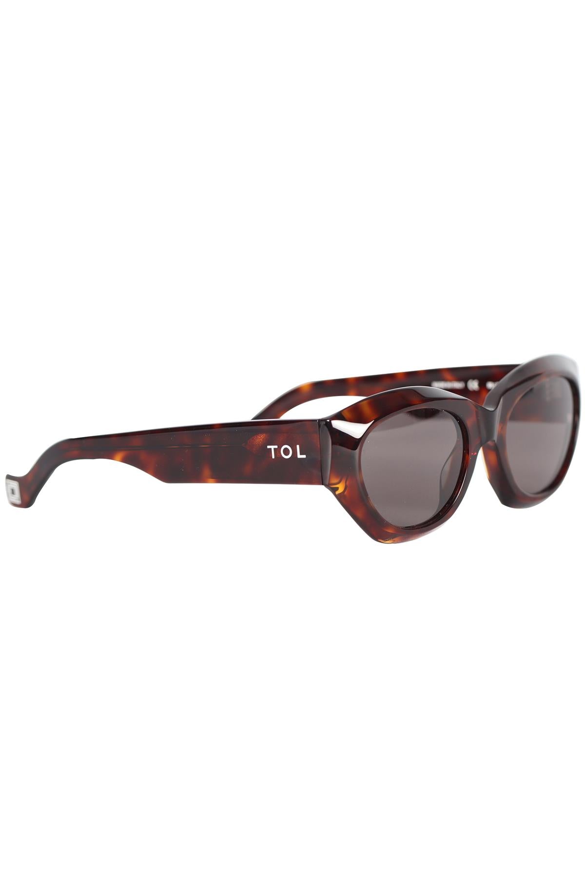 TOL EYEWEAR CAT EYE TORTOISESHELL ACETATE SUNGLASSES